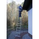 KRAUSE Vielzweckleiter CORDA silber 3x 9 Sprossen, H:...