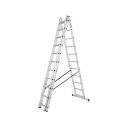 KRAUSE Vielzweckleiter CORDA silber 3x 11 Sprossen, H:...