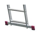 KRAUSE Vielzweckleiter CORDA silber 3x 11 Sprossen, H: 610,0 cm
