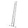 KRAUSE Schiebeleiter CORDA silber 2x 16 Sprossen, H: 450,0 cm