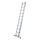 KRAUSE Schiebeleiter CORDA silber 2x 11 Sprossen, H: 310,0 cm