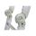 KRAUSE Gelenkleiter CORDA silber 4x 3 Sprossen, H: 100,0 cm