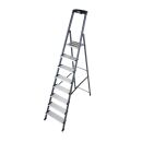 KRAUSE Stehleiter einseitig Securo schwarz 8 Stufen, H:...