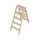 KRAUSE Stehleiter beidseitig Stabilo natur 2x 5 Stufen, H: 120,0 cm