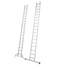 KRAUSE Schiebeleiter Stabilo silber 2x 18 Stufen, H:...