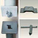 PARAT B Mittelpfosten 76/1000 mm