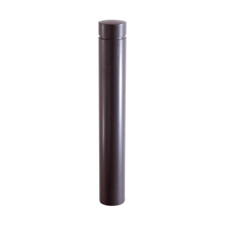 Aluminiumpoller Ø 100 mm, 900 mm Überflur herausnehmbar,Dreikantverschluss, 500mm Unterflur