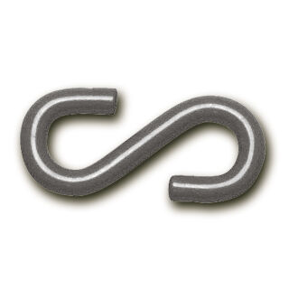 S-Haken, Stahl, feuerverzinkt
