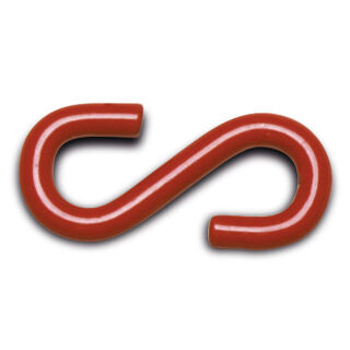 S-Haken, Stahl, rot