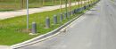 Recyclingpfosten mit Halbkugelkopf Höhe: 1200 mm,...