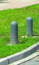 Recyclingpfosten mit Halbkugelkopf Höhe: 1500 mm,...