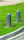 Recyclingpfosten mit Halbkugelkopf Höhe: 1500 mm, Farbe: grau