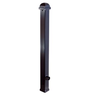 Stilpoller aus Vierkant-Stahlrohr, umlegbar, mit Profilzylinderschloss zum Aufdübeln, mit Bodenplatte 100x150 mm