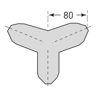 MORION Prallschutz, Trapezform
