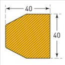 MORION Prallschutz, Trapezform