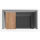 rocada Besprechungsecke Soft Seating schwarz, grau grau Stoff 125,0 x 68,0 x 137,0 cm, 1 St.