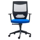 rocada Bürostuhl, RD-908/3 Stoff blau, Gestell schwarz