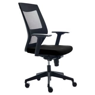 rocada Bürostuhl, RD-908/4 Stoff schwarz, Gestell schwarz