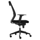 rocada Bürostuhl, RD-908/4 Stoff schwarz, Gestell schwarz