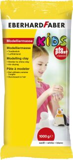 Modelliermasse EFA Plast KIDS - 1 kg, weiß, 3 St.