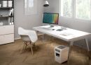 Aktenvernichter IQ Slim Home Office - Partikelschnitt P4, 10 Blatt, weiß, 1 St.