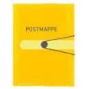 Gummizugmappe Post - A4, PP, transparent gelb, 1 St.