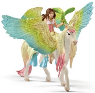 Spielzeugfigur Surah mit Glitzer-Pegasus, 1 St.