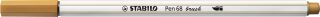 Premium-Filzstift Pinselspitze Pen 68 brush - Einzelstift - ocker dunkel, 10 St.