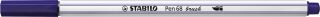 Premium-Filzstift Pinselspitze Pen 68 brush - Einzelstift - preußischblau, 10 St.