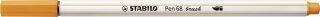 Premium-Filzstift Pinselspitze Pen 68 brush - Einzelstift - orange, 10 St.
