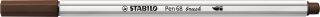 Premium-Filzstift Pinselspitze Pen 68 brush - Einzelstift - braun, 10 St.