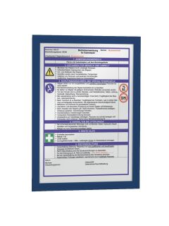 Info-Rahmen DURAFRAME® - A4, 236 x 323 mm, dunkelblau, 10er Pack, 1 St.