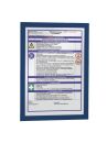 Info-Rahmen DURAFRAME® - A4, 236 x 323 mm, dunkelblau, 10er Pack, 1 St.