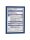Info-Rahmen DURAFRAME® - A4, 236 x 323 mm, dunkelblau, 10er Pack, 1 St.