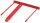 Bankers Box® Archivclip - Kunststoff, rot, 100er Pack, 1 St.