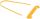 Bankers Box® Archivclip Tube Clip - Kunststoff, weiß/gelb, 100er Pack, 1 St.