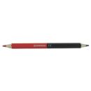 Farbstift-Silbenstift Jumbo - rot/blau, Dickkern Mine, 1 St.