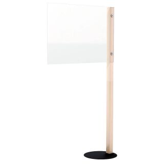 PAPERFLOW Spuckschutz CP65X98, transparent 65,0/98,0 x 176,5 cm, 1 St.