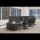 Tisch Trennwand, 160x60 cm, Schiefergrau