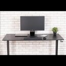 Stehschreibtisch 160 x 80 cm, Kurbel, schwarz