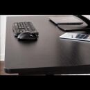 Stehschreibtisch 160 x 80 cm, Kurbel, schwarz