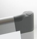 Trennwand doppelseitig Emailstahl, extra hygienisch Emailstahl, ohne  Füße, 120x140cm