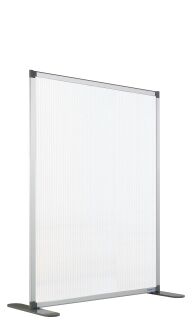Trennwand semi-transparent, ohne Füße,  Größe 120x140cm