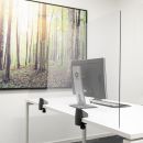 Trennscheiben Schreibtisch/Tisch , (Plexiglas), Größe 58x160cm