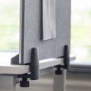 Schreibtischklemme-einseitig für Trennscheiben und -Wände