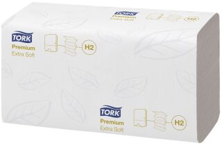 Xpress® Multifold Handtücher - 2-lagig Tissue plus, 21 x 34 cm, 2.100 Tücher, 1 St.