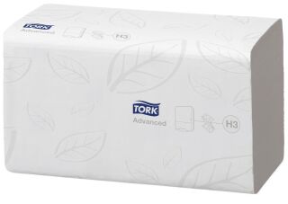 weiche Zickzack Handtücher - 2-lagig Tissue, weiß, mit Dekorprägung, 1 St.