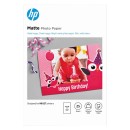 HP Fotopapier 7HF70A 10,0 x 15,0 cm matt 180 g/qm 25 Blatt
