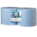 TORK Putztuchrollen Advanced 420 2-lagig blau, 750...