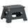 Zeller Tritthocker schwarz 1 Stufe, H: 22,0 cm